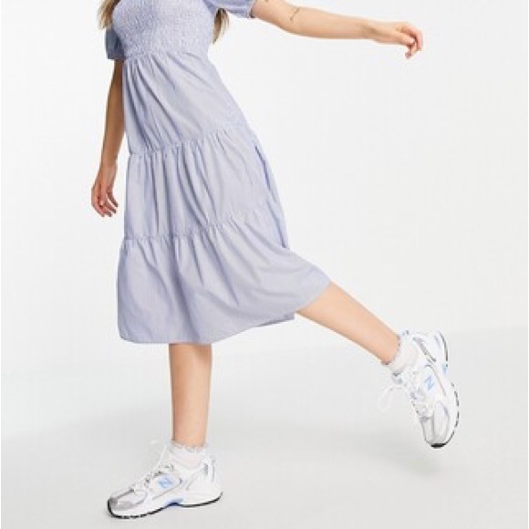 Midi striped dress - Picture 5 of 5